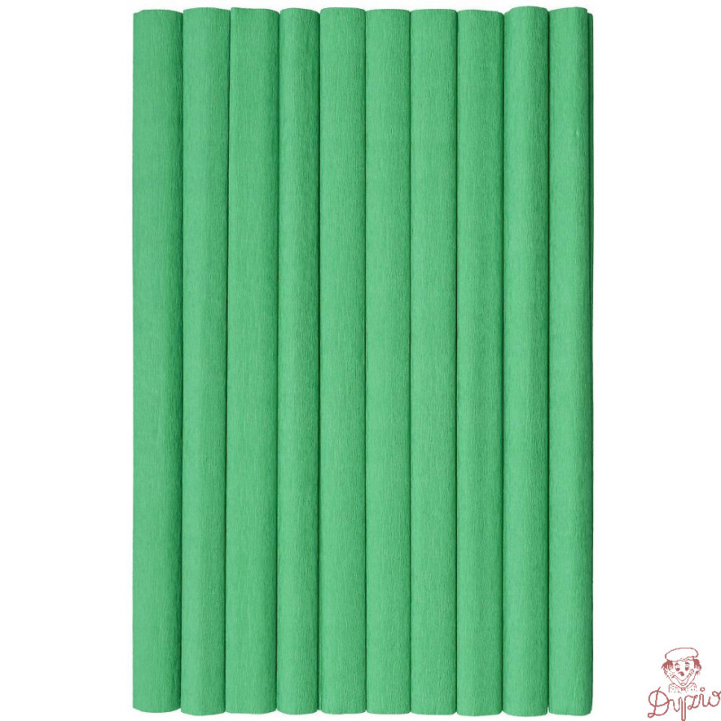 Bibuła marszczona (10 rolek) 50x200cm zielony 400153937 HERLITZ