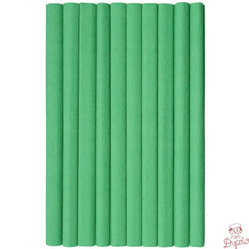 Bibuła marszczona (10 rolek) 50x200cm zielony 400153937 HERLITZ