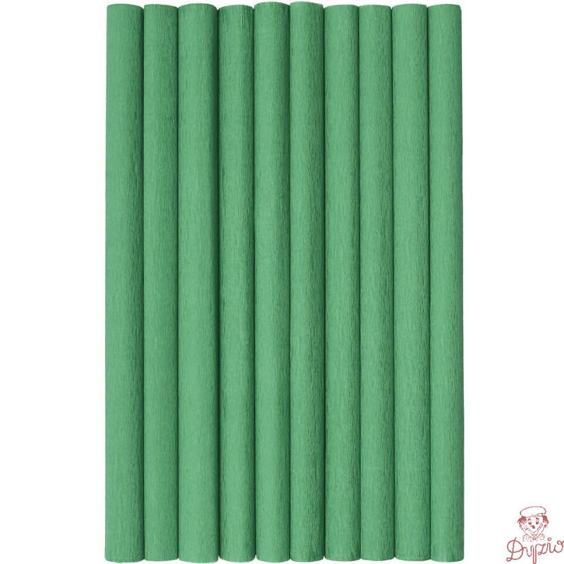 Bibuła marszczona (10 rolek) 50x200cm ciemny zielony 400153921 HERLITZ