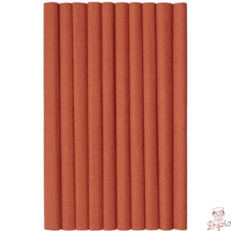 Bibuła marszczona (10 rolek) 50x200cm brązowy 400153924 HERLITZ