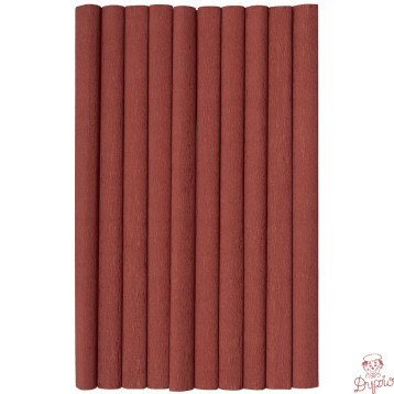 Bibuła marszczona (10 rolek) 50x200cm ciemny brązowy 400153925 HERLITZ