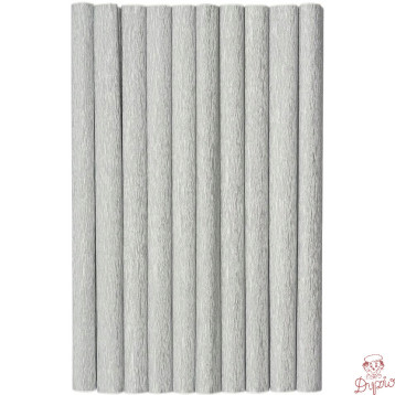 Bibuła marszczona (10 rolek) 50x200cm srebrny 400153928 HERLITZ