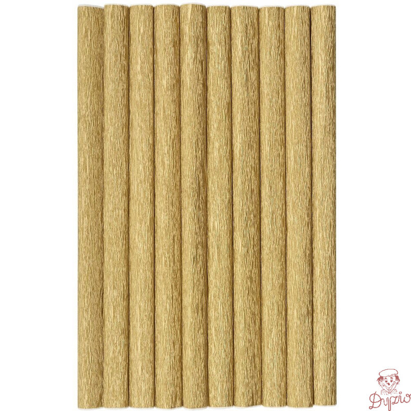 Bibuła marszczona (10 rolek) 50x200cm złoty 400153929 HERLITZ