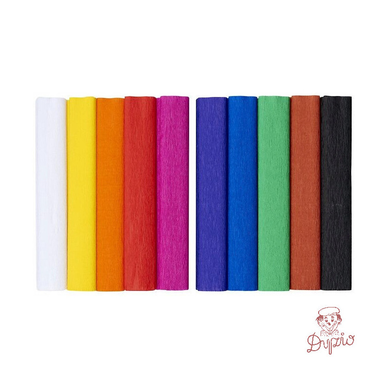 Bibuła marszczona 25x200cm mały mix klasyczny 400153935 HERLITZ