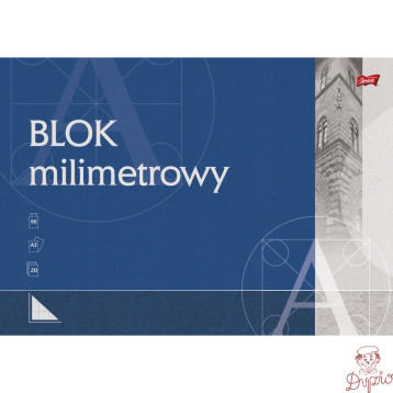 Blok milimetrowy Papier A3 20 kartek 90g UNIPAP