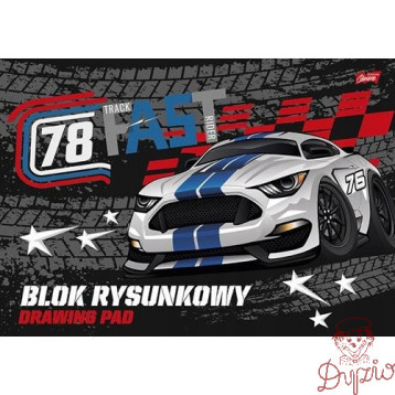 Blok rysunkowy szkolny A3 biały 20 kartek 80g UNIPAP