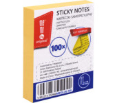 Bloczek samoprzylepny MEMOBE 40x50mm 100k żółty MB101-06-100