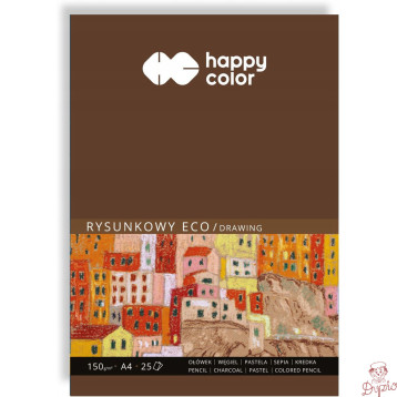 Blok rysunkowy A4 25k 150g ECO HA 3715 2030-A25 HAPPY COLOR