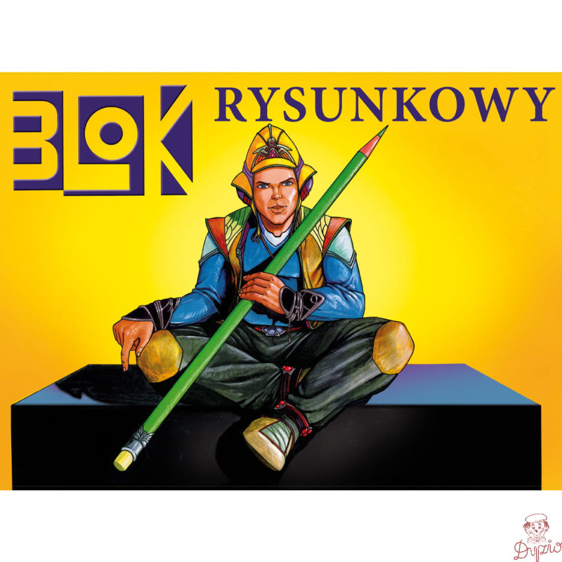 Blok rysunkowy A3 20k biały KRESKA