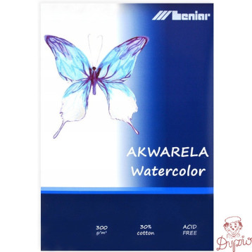 Blok akwarelowy A3 10k 300g 90862 LENIAR