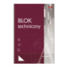 Blok techniczny szkolny A4 biały 10 kartek 190g UNIPAP