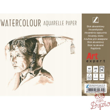 Blok akwarelowy A5 10k 250g Art Expert KRESKA