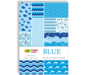 Blok z motywami A4 15k BLUE 30 motywów HA3808 2030-B HAPPY COLOR