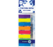 Zakładki indeksujące PET44x12mm 25k mix 8 kolorów 87409 CENTRUM