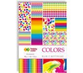 Blok z motywami A4 15k COLORS 27 motywów HA 3808 2030-C HAPPY COLOR