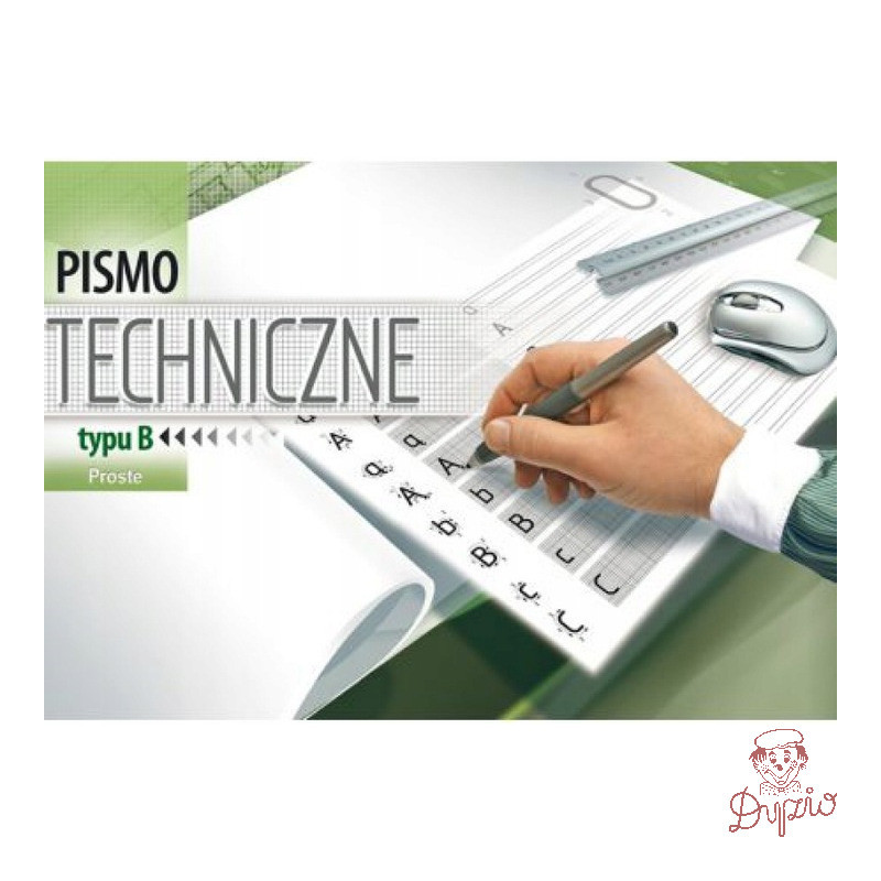 Blok A4 pismo techniczne typ B proste Kreska
