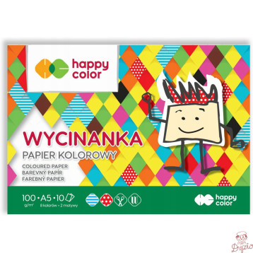 Blok wycinanka A5 10k 100g HA 3710 15 20-A10 HAPPY COLOR