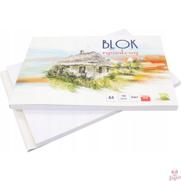 Blok rysunkowy A4 100k KRESKA