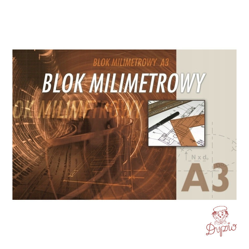 Blok milimetrowy A3 20k KRESKA