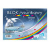 Blok rysunkowy A4 30 kartek kolorowy De Lux POLIGRAF