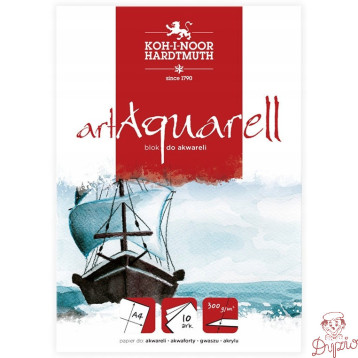 Blok akwarelowy A4 300g. 10 arkuszy ART AQUARELL BLO-AKA4AR KOH-I-NOOR