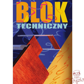 Blok techniczny A3 10k 170g biały KRESKA