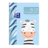 Blok rysunkowy szkolny A2 biały 20 kartek 120g KIDS 400170352 OXFORD