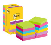Bloczek samoprzylepny 76x76mm 90k mix kolorów (12szt) Super Sticky POST-IT 4064035065683