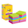 Bloczek samoprzylepny 76x76mm 90k mix kolorów (12szt) Super Sticky POST-IT 4064035065683