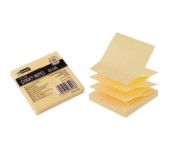 Notes samoprzylepny 75x75mm żółty ZIG-ZAG 009233 D.RECT