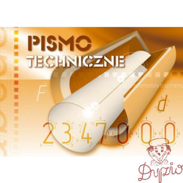 Blok pismo techniczne typ A pochyłe KRESKA