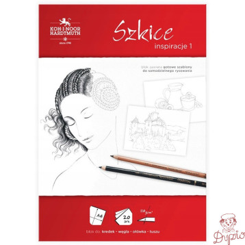 Blok A4 20k 110g szkice INSPIRACJE BLO-INSZA4-00504 KOH-I-NOOR