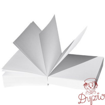 Bloczek klejony 85x85x35mm biały NATUNA