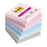 Bloczek samoprzylepny 76x76mm 90k mix kolorów (6szt) POST-IT Super Sticky SOULFUL