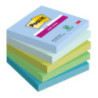 Bloczek samoprzylepny 76x76mm 90k mix kolorów (5szt) POST-IT Super Sticky OASIS