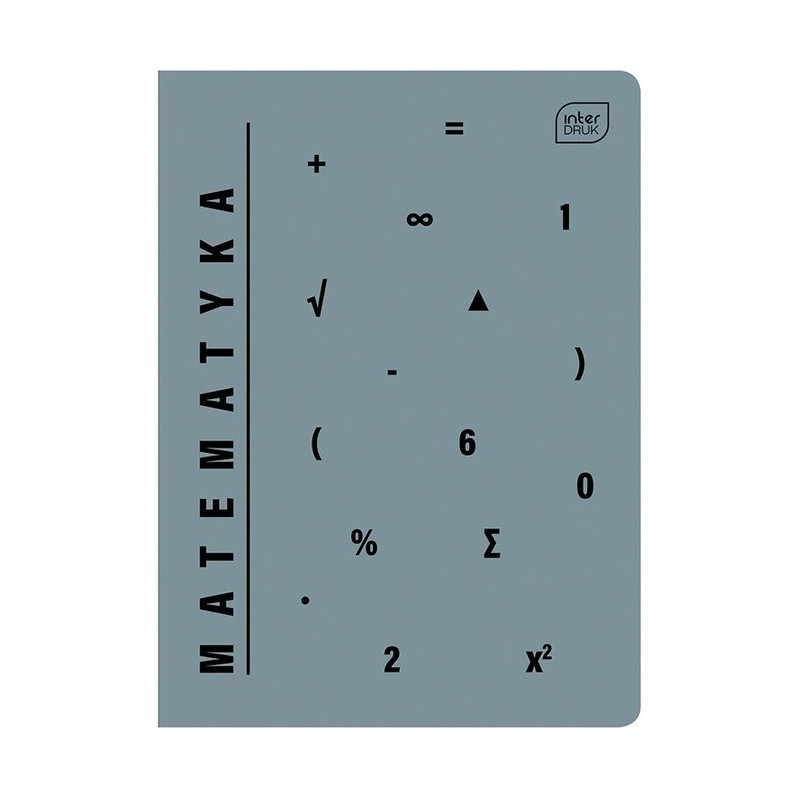 Brulion A5 80k kratka MATEMATYKA INTERDRUK