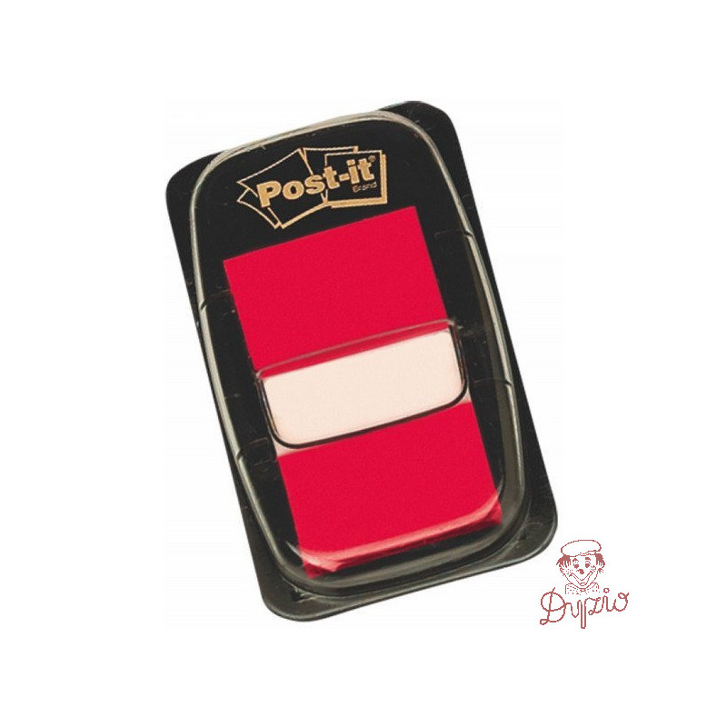 Zakładki indeksujące POST-IT 25x43mm czerwone 680-1 50sztuk 3M