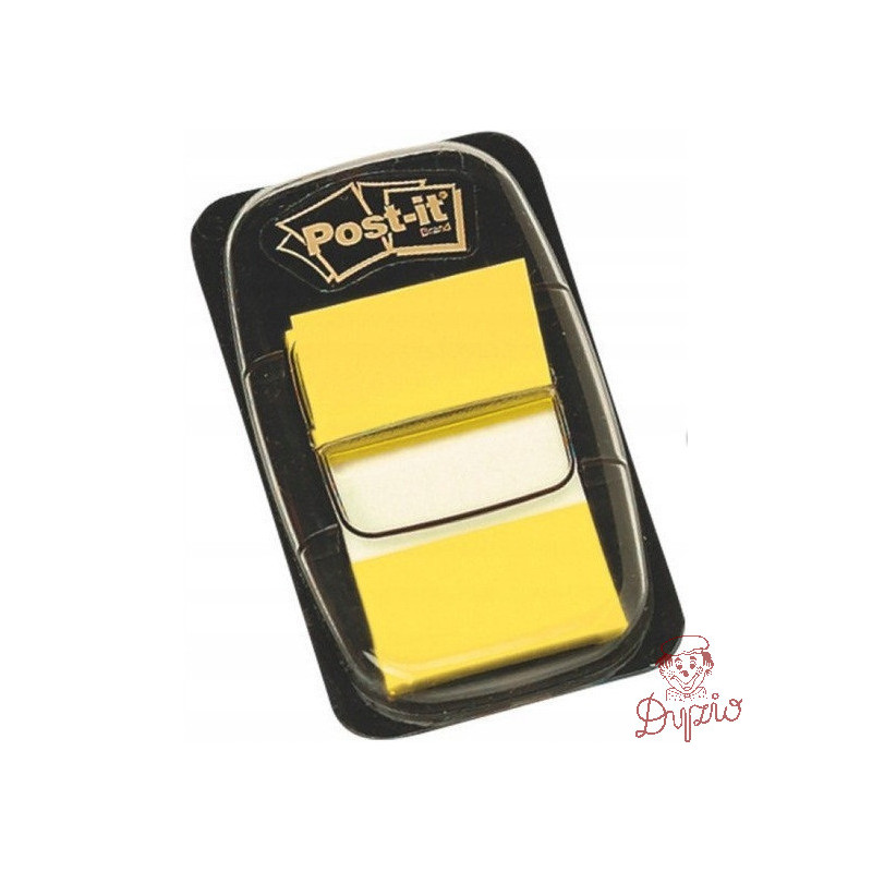 Zakładki indeksujące POST-IT 25x43mm żółte 680-5 50sztuk 3M-UU008015081