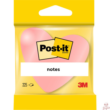 Bloczek samoprzylepny 225k SERCE mix kolorów POST-IT 2007H FT510076563 3M
