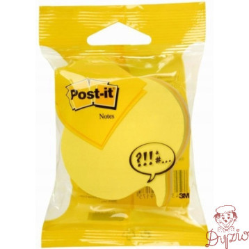 Bloczek samoprzylepny 225k CHMURKA KOMIKSOWA mix kolorów POST-IT 2007SP FT510076654 3M