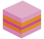Bloczek samoprzylepny 51x51mm 400k różowy POST-IT 2051P FT510091737 3M