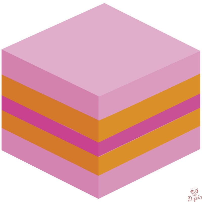 Bloczek samoprzylepny 51x51mm 400k różowy POST-IT 2051P FT510091737 3M