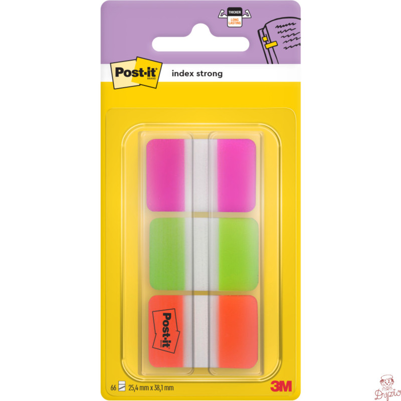 Zakładki indeksujące 3x22k 38x25 mix pastel 3M POST-IT 686-PGO
