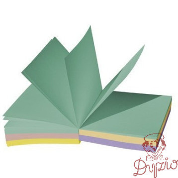 Bloczek klejony 85x85x35mm kolorowy NATUNA (10szt)