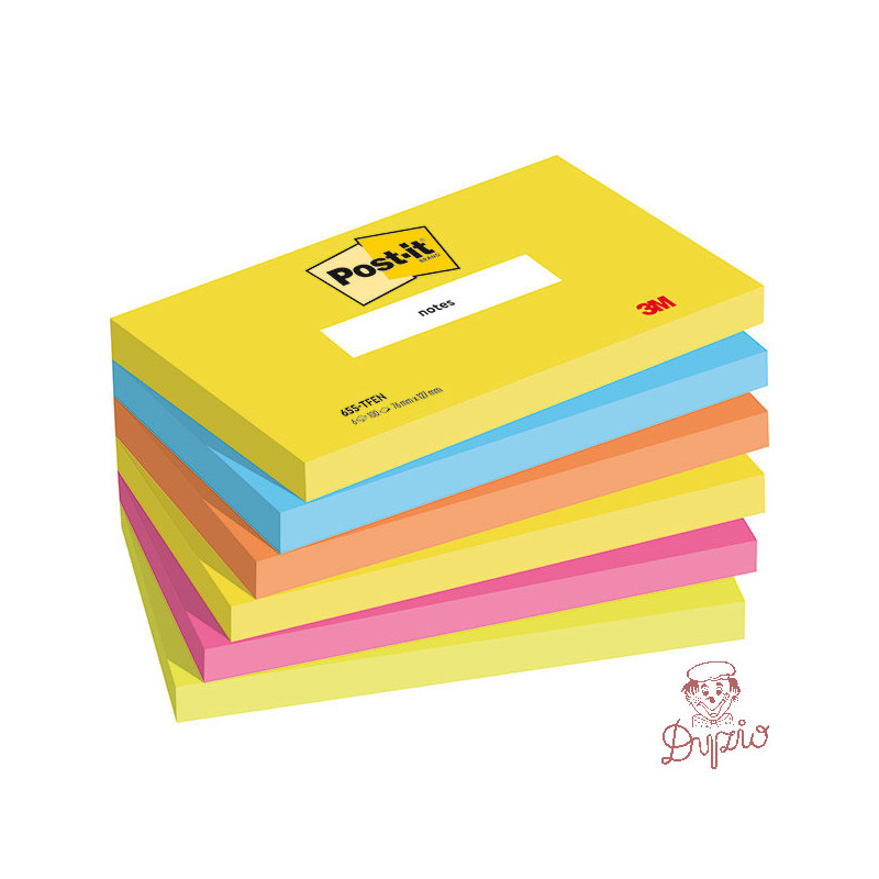 Bloczek samoprzylepny 127x76mm 100k (6szt) paleta energetyczna POST-IT 655-TFEN FT510283557 3M