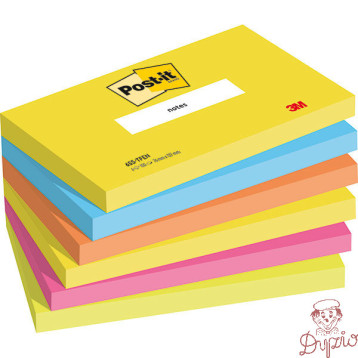 Bloczek samoprzylepny 127x76mm 100k (6szt) paleta energetyczna POST-IT 655-TFEN FT510283557 3M