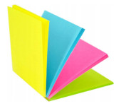 Bloczek STICKN MAGIC PAD 76x76mm neon mix kolorów 21571