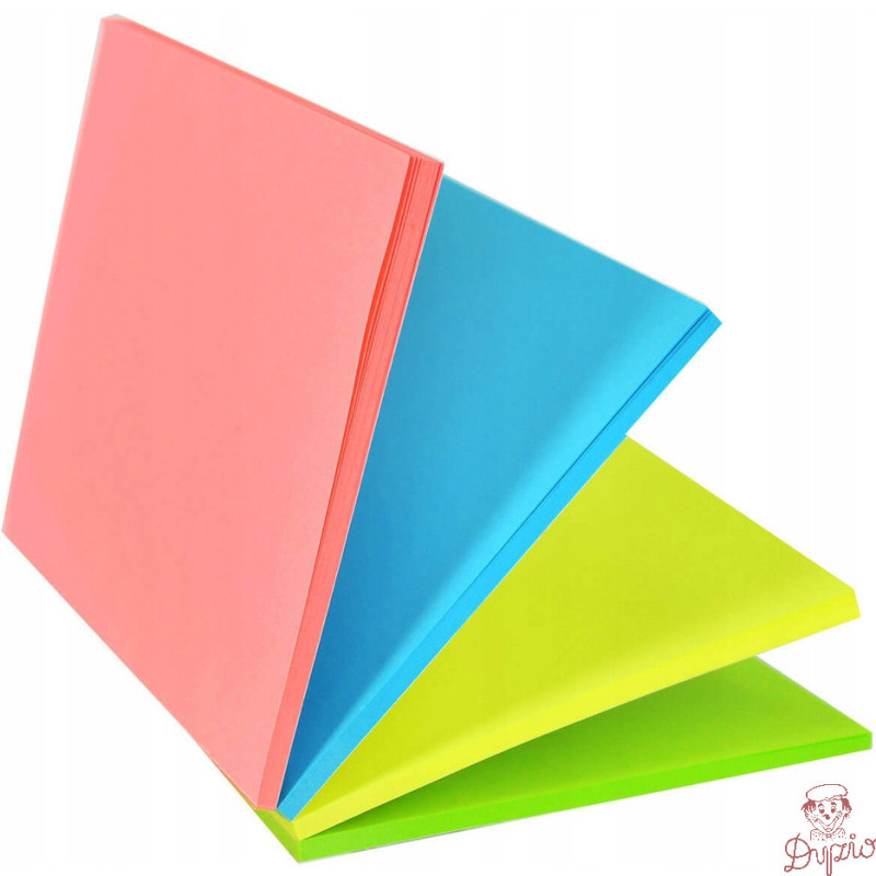 Bloczek STICKN MAGIC PAD 76x101mm neon mix kolorów 21572