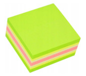 Bloczek STICKN 51x51mm zielony-mix neon i pastel 21534