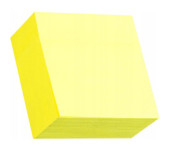 Bloczek STICKN 76x76mm 400k żółty neonowy 21010